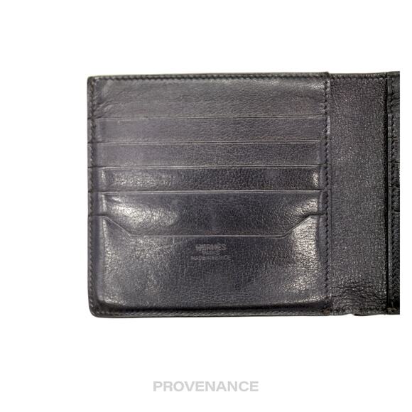 🔴 Hermès 10CC Compact Wallet - Black Noir Box Calfskin - Picture 7 of 9